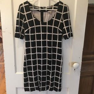 BR Windowpane Bodycon